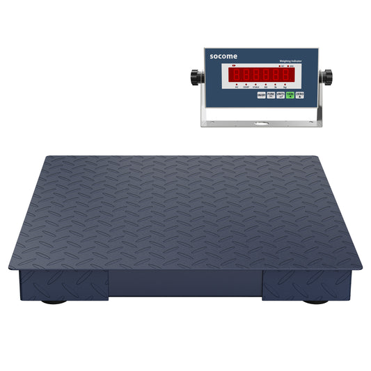 Heavy-Duty Digital Floor Scale — 24"×24" (2,500 lb) or 48"×48" (10,000 lb)