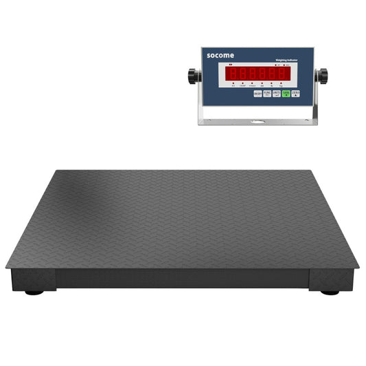 48" × 48" Industrial Floor Scale – 10,000 lb × 1 lb, Digital Indicator